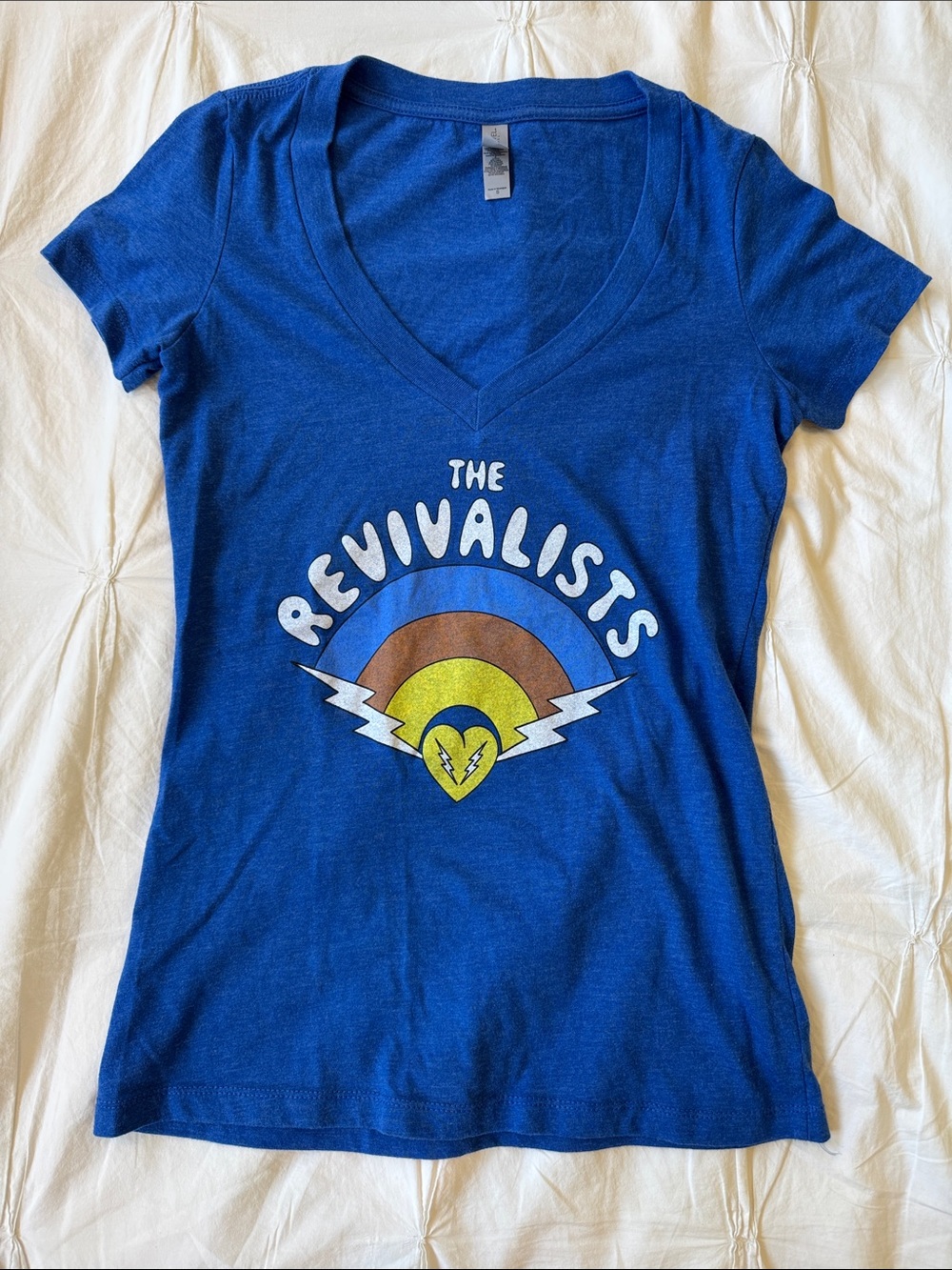 The Revivalists Graphic Women’s V-Neck Band Tee - S
